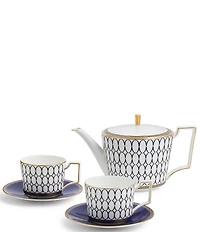 Wedgwood Renaissance Gold Collection 3-Piece Tea Set