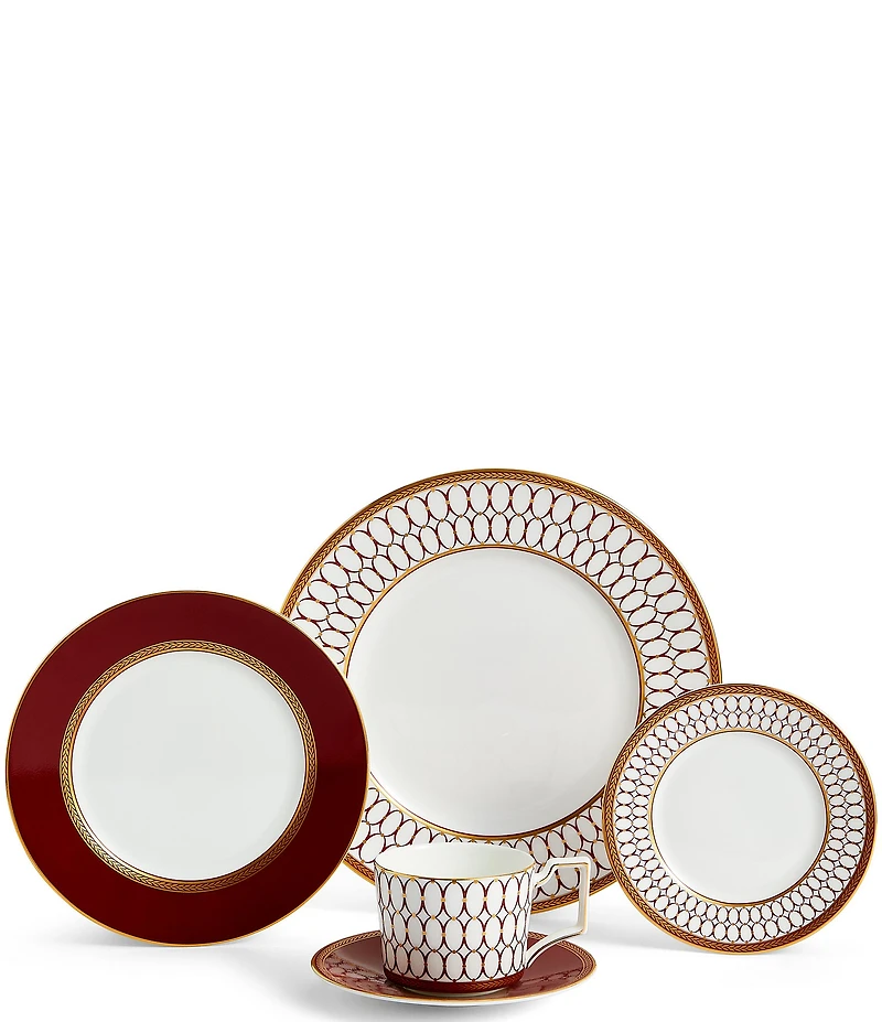 Wedgwood Renaissance Red Collection 5-Piece Dinnerware Set