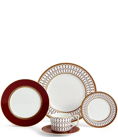 Wedgwood Renaissance Red Collection 5-Piece Dinnerware Set