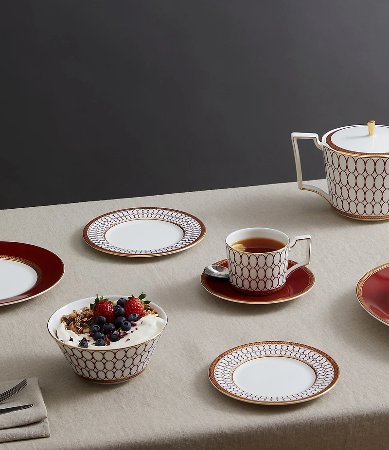 Wedgwood Renaissance Red Collection Cereal Bowl, 5.5#double;