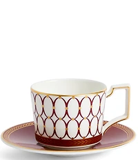 Wedgwood Renaissance Red Collection Espresso Cup & Saucer