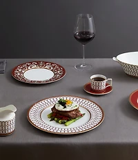 Wedgwood Renaissance Red Collection Espresso Cup & Saucer