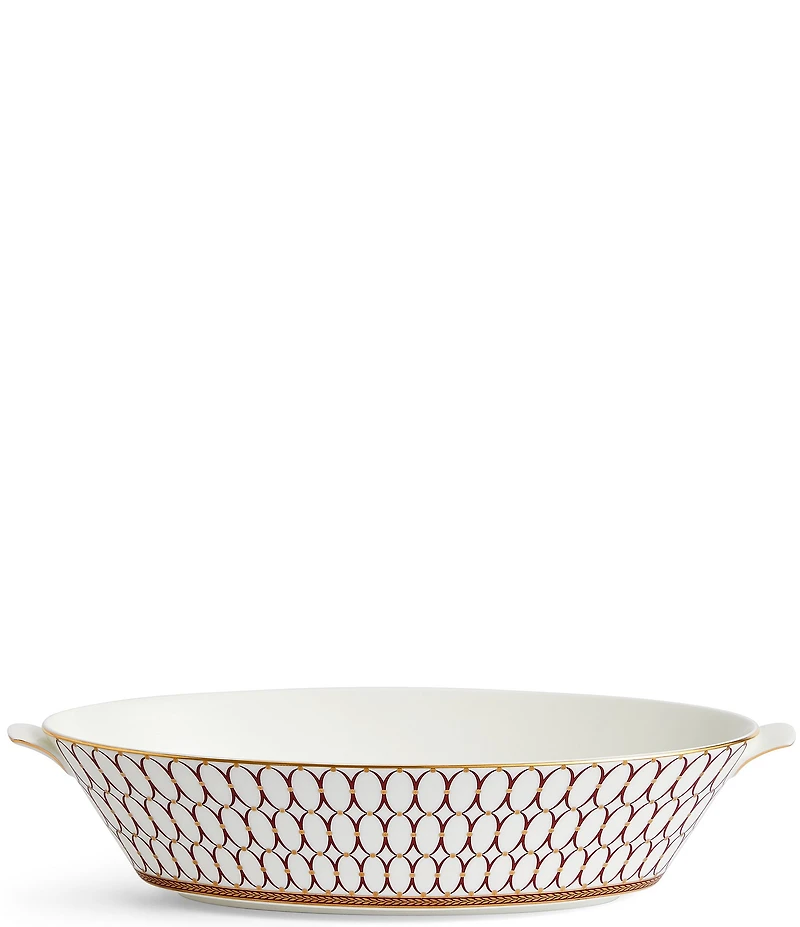 Wedgwood Renaissance Red Collection Open Vegetable Bowl, 13.3#double;