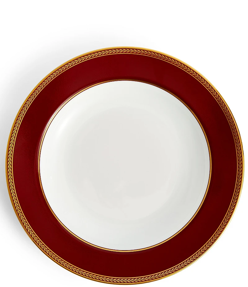 Wedgwood Renaissance Red Collection Rim Soup Plate, 8.9#double;