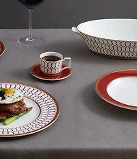 Wedgwood Renaissance Red Collection Rim Soup Plate, 8.9#double;