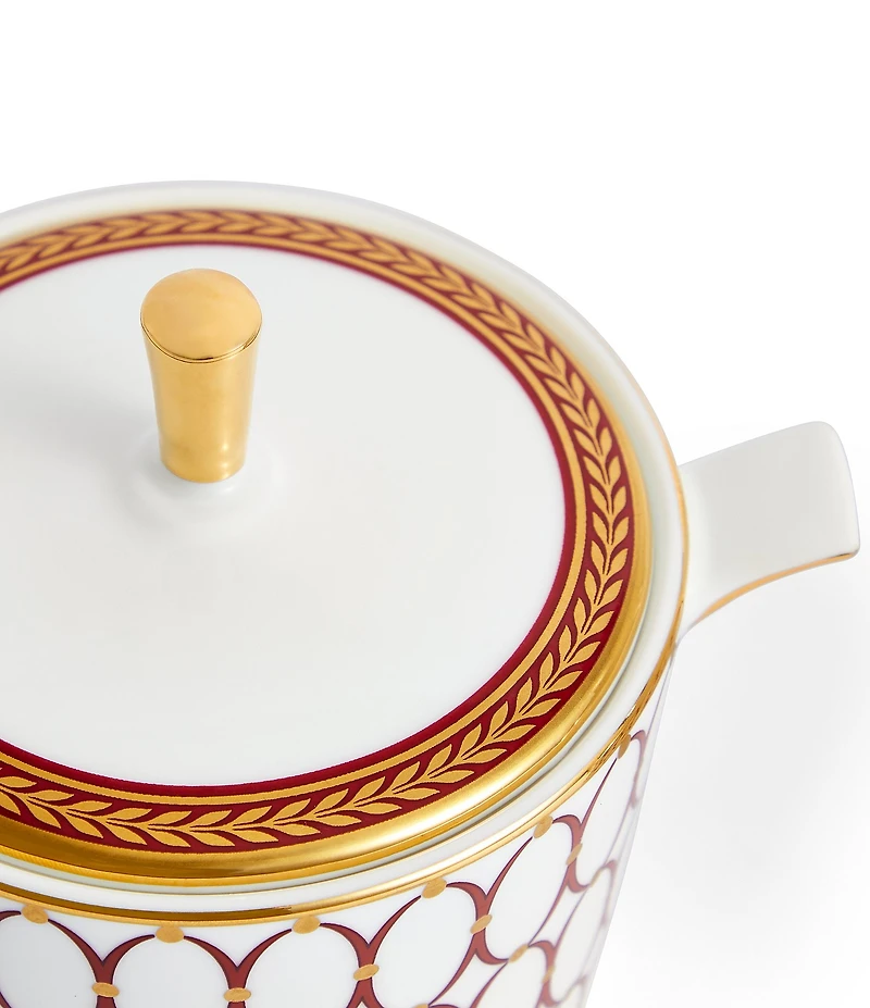 Wedgwood Renaissance Red Collection Sugar & Creamer Set