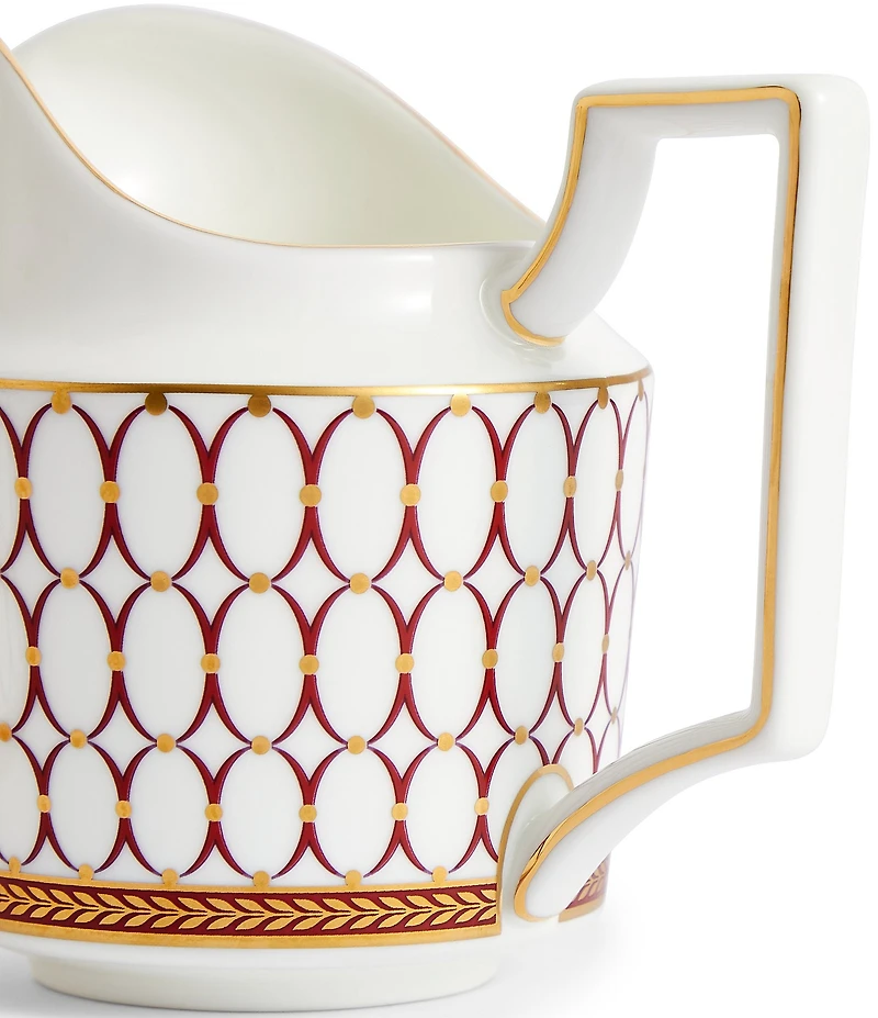 Wedgwood Renaissance Red Collection Sugar & Creamer Set
