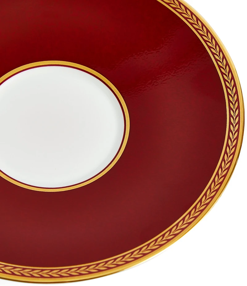 Wedgwood Renaissance Red Collection Teacup & Saucer