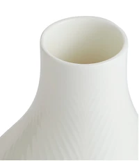 Wedgwood White Folia Collection Bulb Vase
