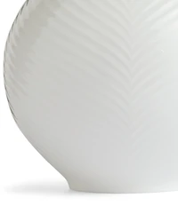 Wedgwood White Folia Collection Bulb Vase