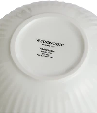 Wedgwood White Folia Collection Rose Bowl