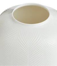 Wedgwood White Folia Collection Rounded Vase