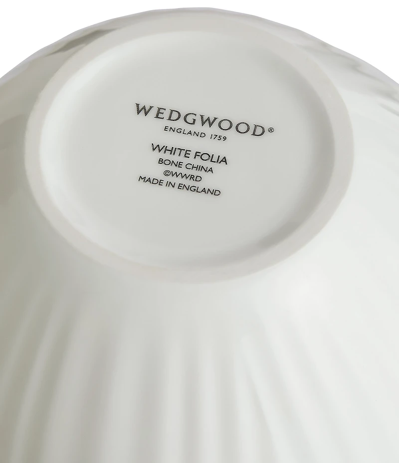 Wedgwood White Folia Tall Vase
