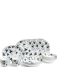 Wedgwood Wild Strawberry Inky Blue Dinnerware - Piece Set