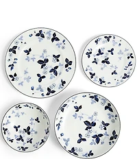 Wedgwood Wild Strawberry Inky Blue Dinnerware 4 Piece Set