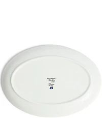 Wedgwood Wild Strawberry Inky Blue Oval Serving Plate