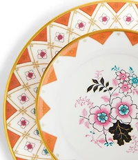 Wedgwood Wonderlust Peony Diamond Teacup & Saucer Set