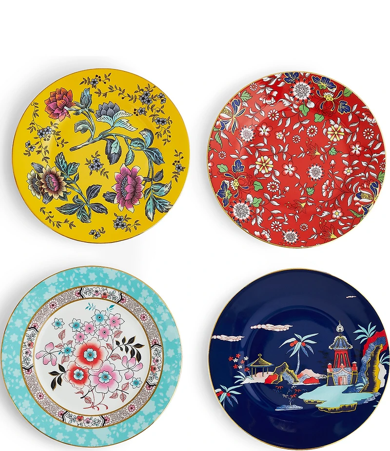 Wedgwood Wonderlust Accent Salad Plates, Set of 4