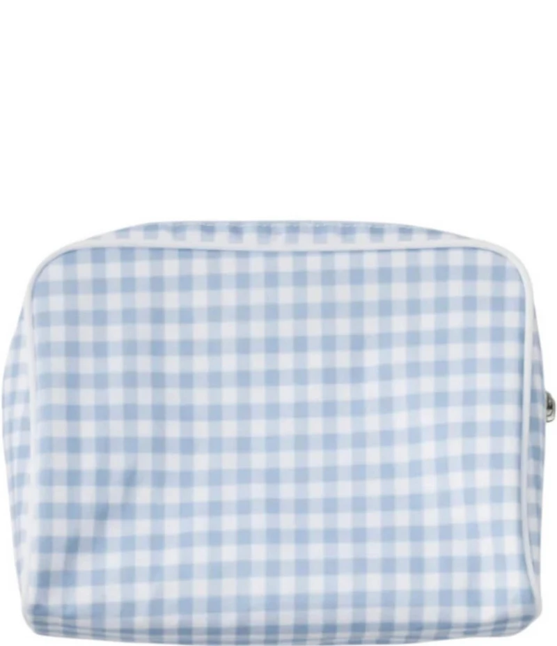 Weezie Gingham Patterned Toiletry Case