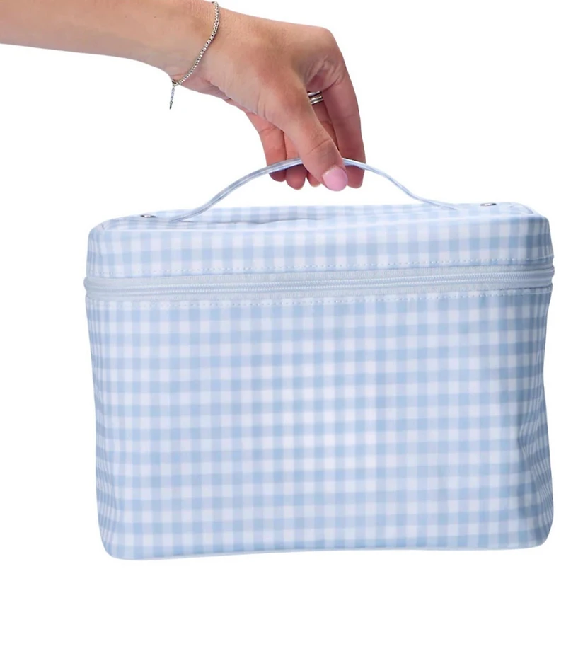 Weezie Gingham Patterned Vanity Case