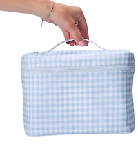 Weezie Gingham Patterned Vanity Case