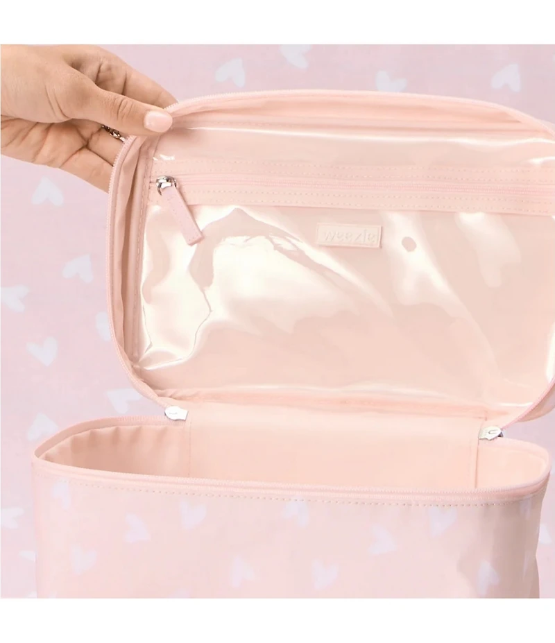 Weezie Hearts Patterned Vanity Case