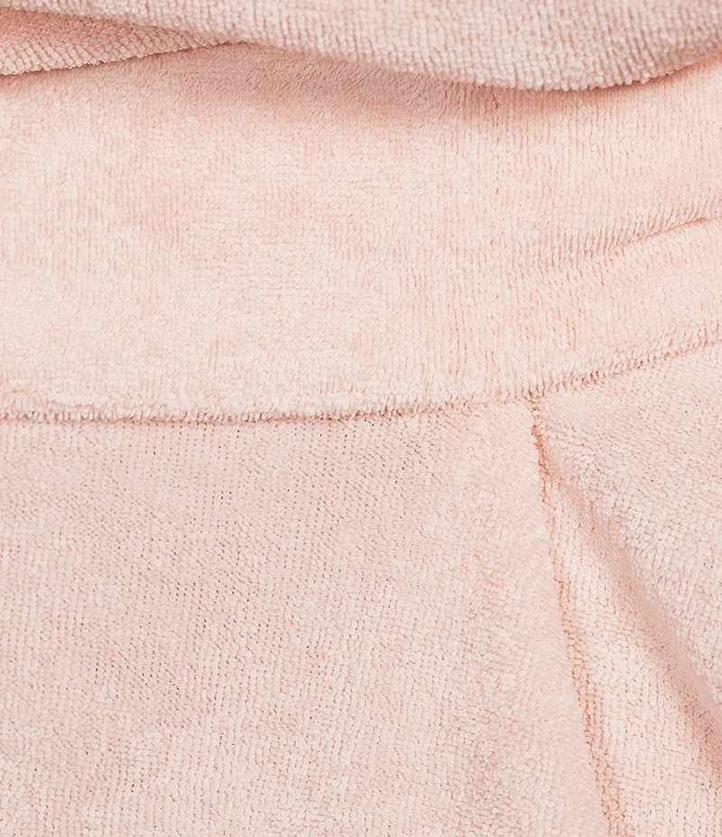Weezie Long Scalloped Lightweight French Terry Robe