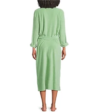 Weezie Long Scalloped Lightweight French Terry Robe