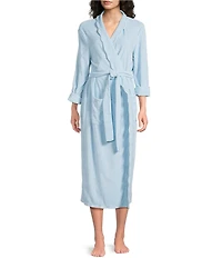 Weezie Long Scalloped Lightweight French Terry Robe