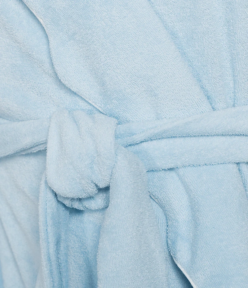 Weezie Long Scalloped Lightweight French Terry Robe