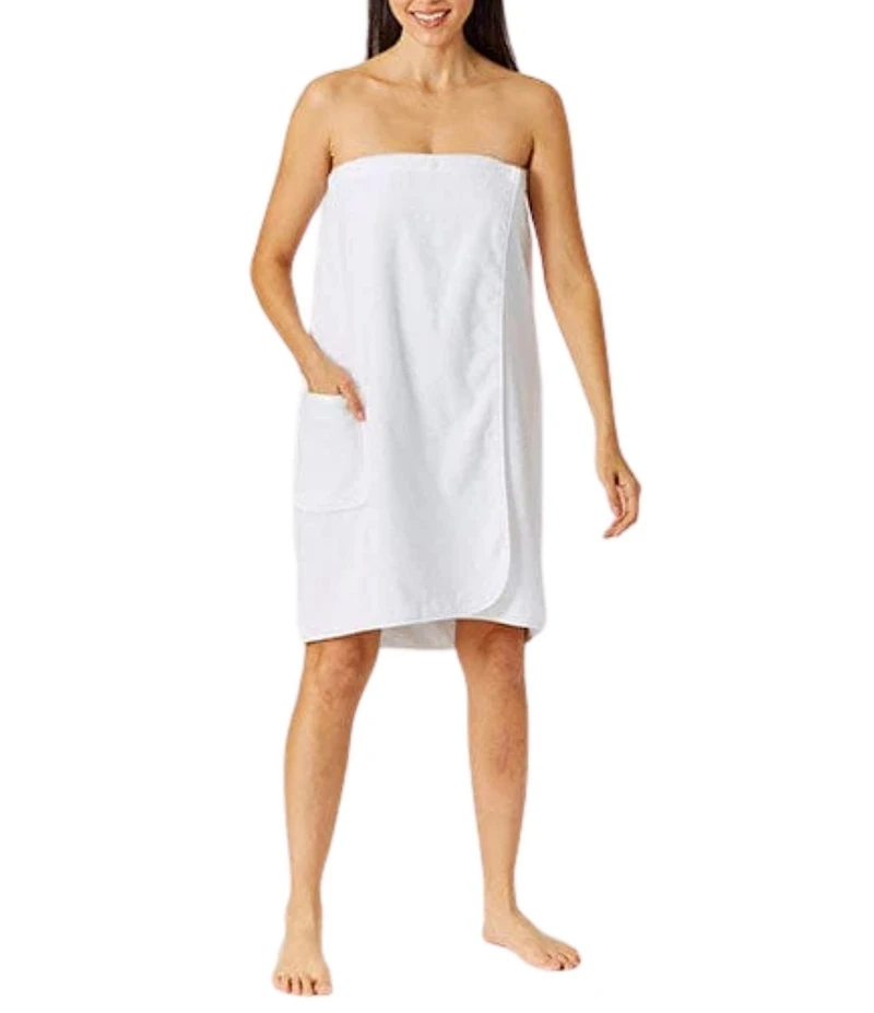 Weezie Organic Cotton White Signature Towel Wrap