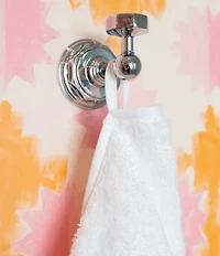 Weezie Scalloped Edge Trim Organic Cotton Bath Towels