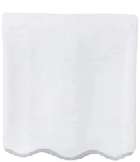 Weezie Scalloped Edge Trim Organic Cotton Bath Towels