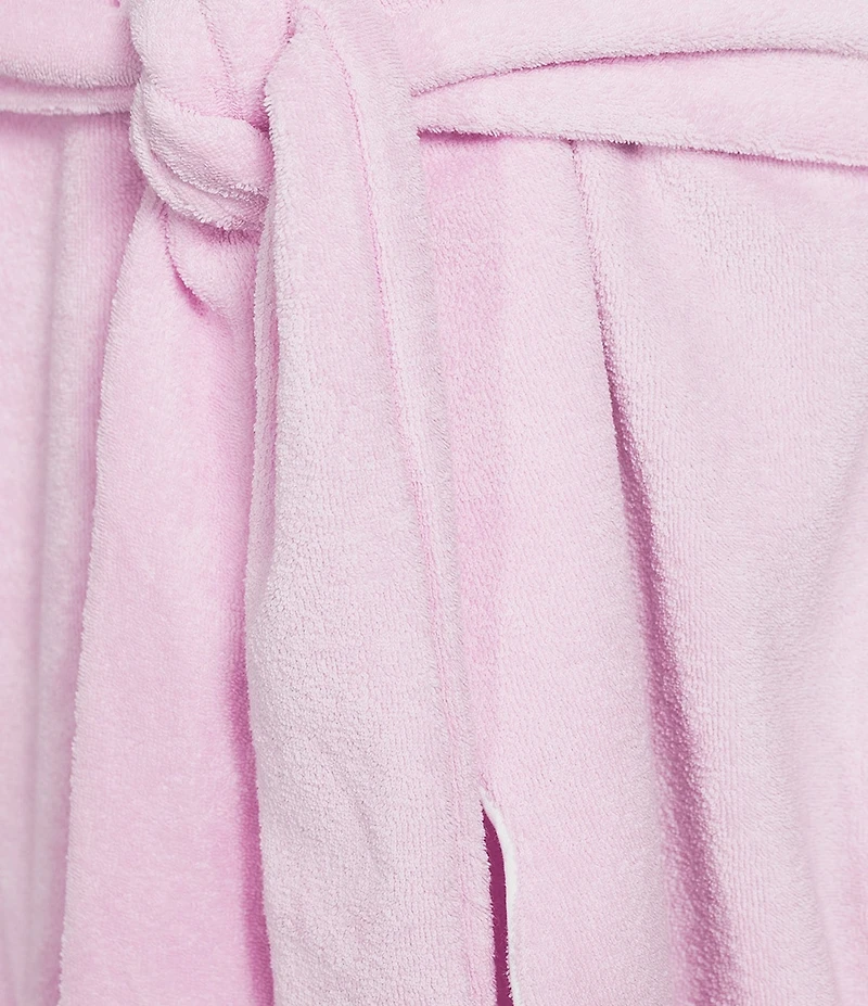 Weezie Short Scalloped Lightweight French Terry Robe
