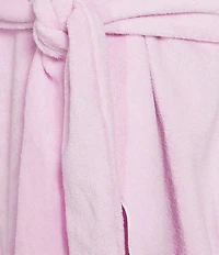 Weezie Short Scalloped Lightweight French Terry Robe