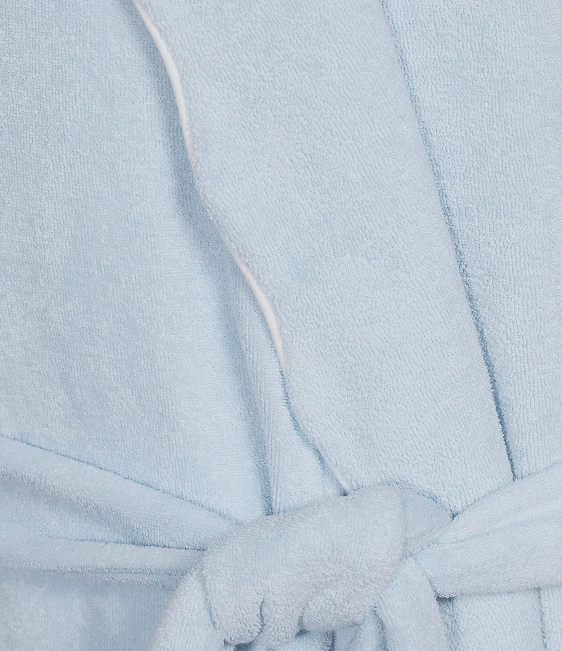 Weezie Short Scalloped Lightweight French Terry Robe