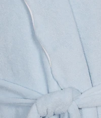 Weezie Short Scalloped Lightweight French Terry Robe