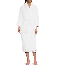 Weezie Signature Long Sleeve Organic Cotton Long Terry Robe