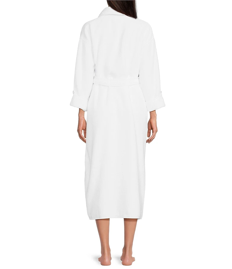 Weezie Signature Long Sleeve Organic Cotton Long Terry Robe