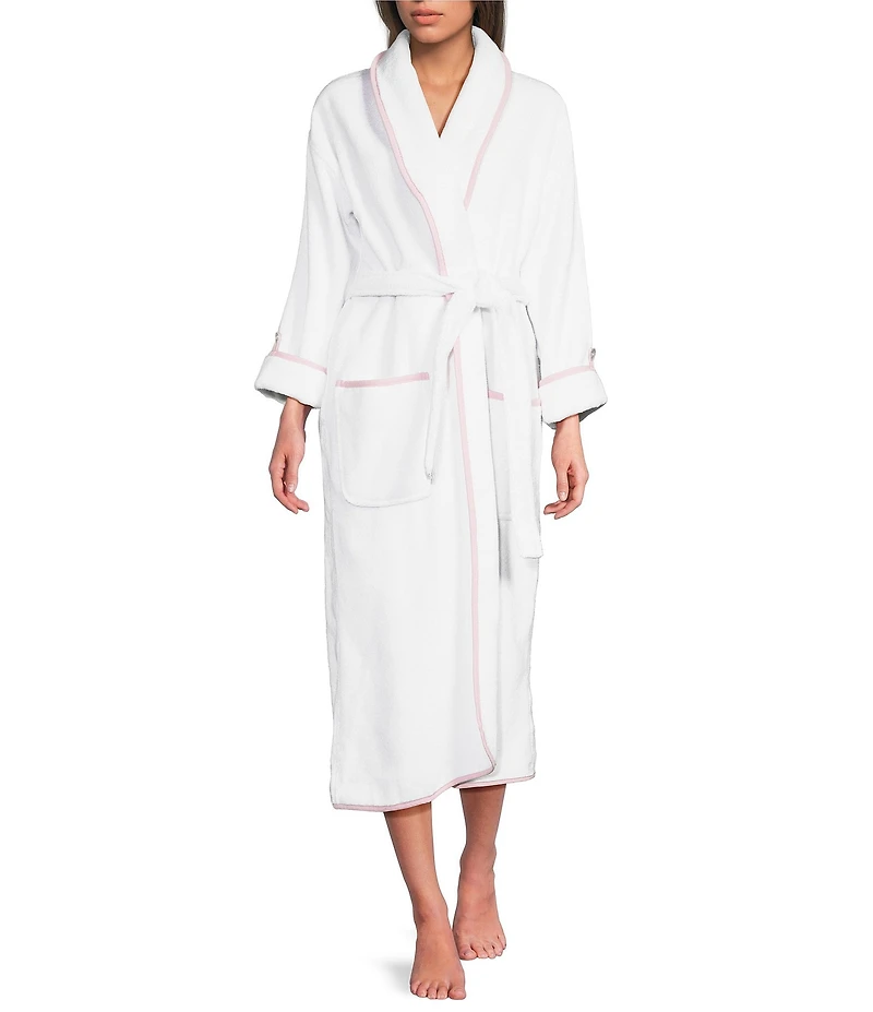 Weezie Signature Long Sleeve Organic Cotton Long Terry Robe