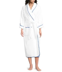 Weezie Signature Long Sleeve Organic Cotton Long Terry Robe