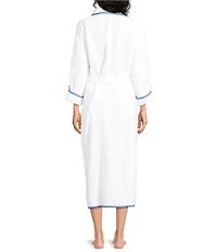 Weezie Signature Long Sleeve Organic Cotton Long Terry Robe