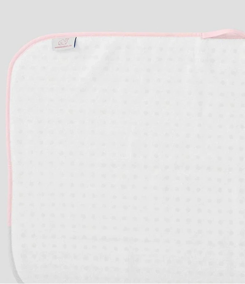 Weezie Signature Organic Cotton Contrast Piping Bath Mat