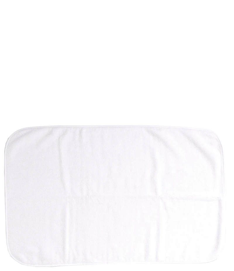 Weezie Signature Organic Cotton Contrast Piping Bath Mat