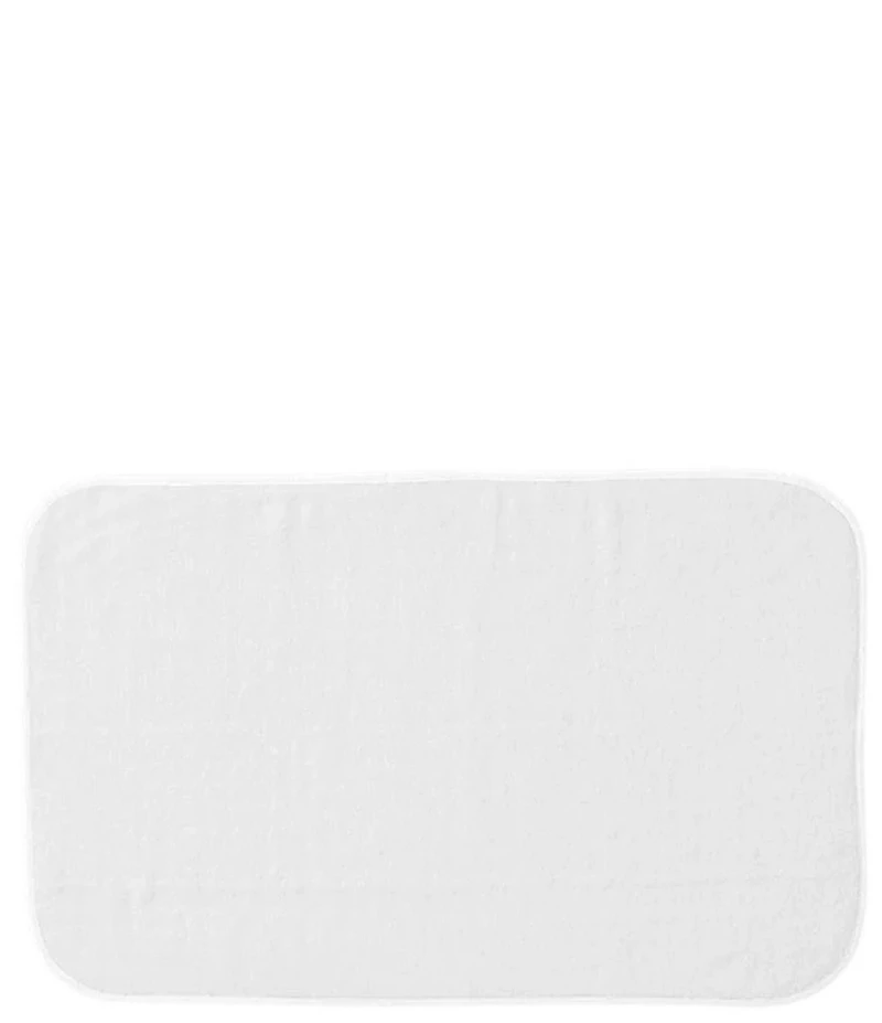 Weezie Signature Organic Cotton Contrast Piping Bath Mat
