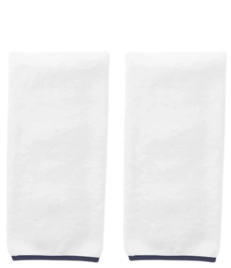 Weezie Signature Organic Cotton Contrast Piping Towels