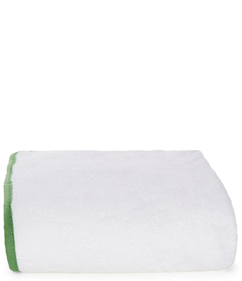 Weezie Signature Organic Cotton Contrast Piping Towels