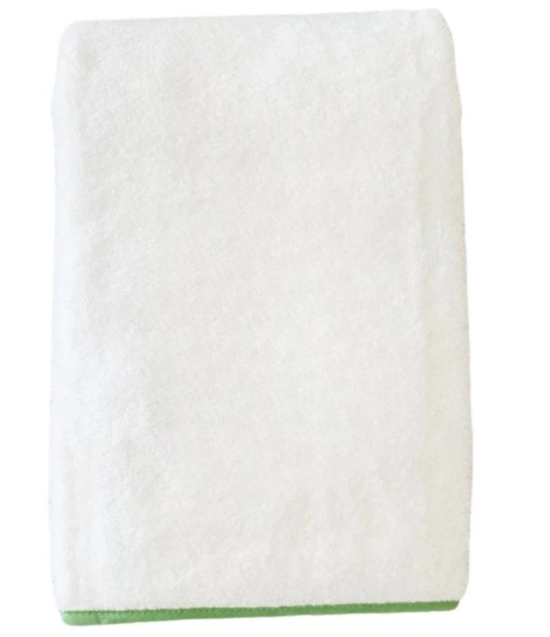Weezie Signature Organic Cotton Contrast Piping Towels