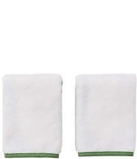 Weezie Signature Organic Cotton Contrast Piping Towels