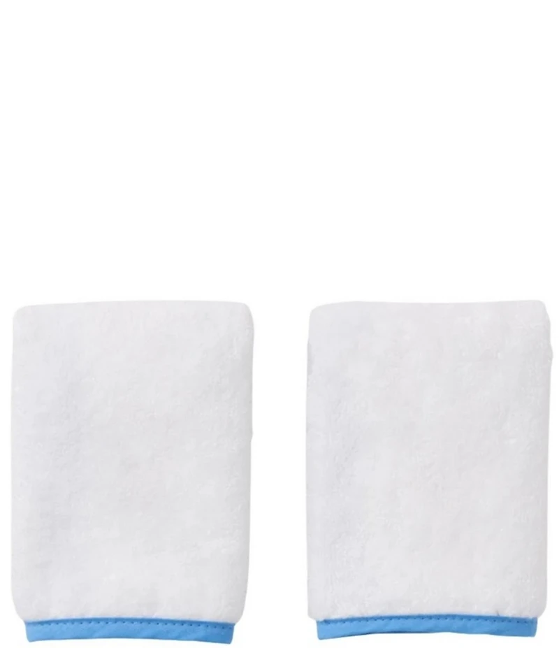 Weezie Signature Organic Cotton Contrast Piping Towels